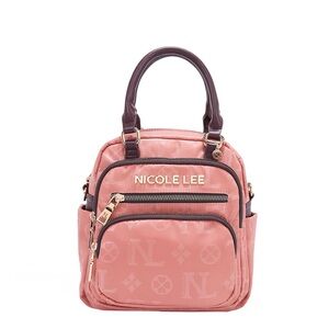 Nicole Lee Pink and Purple Backpack